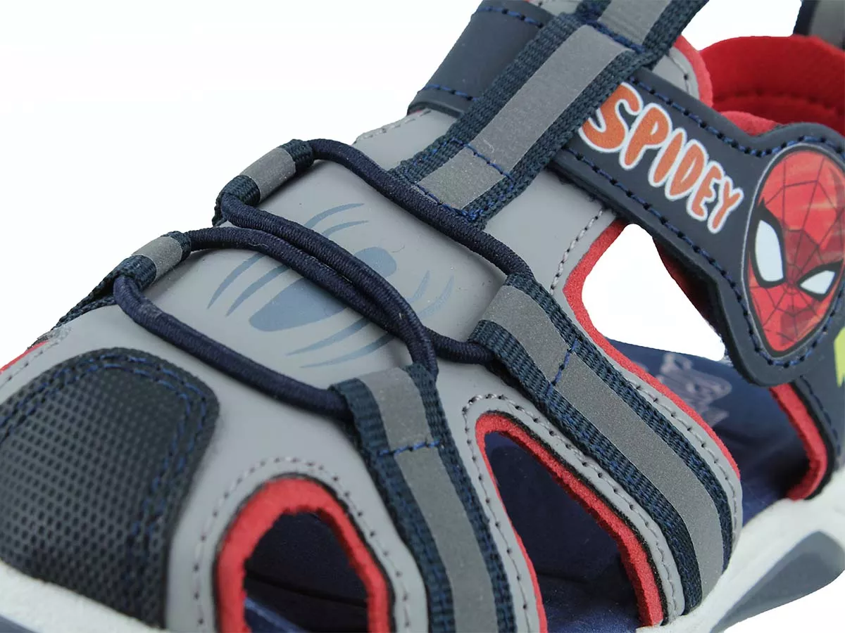 Foto 6 | Sandalia Huarache Spider Man Mv961513 Niño Sintético Casual Azul