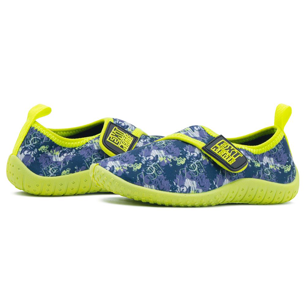 Foto 4 pulgar | Sandalia Acualeta Aquashock Bubble Gummers Textil Para Niño Azul Marino