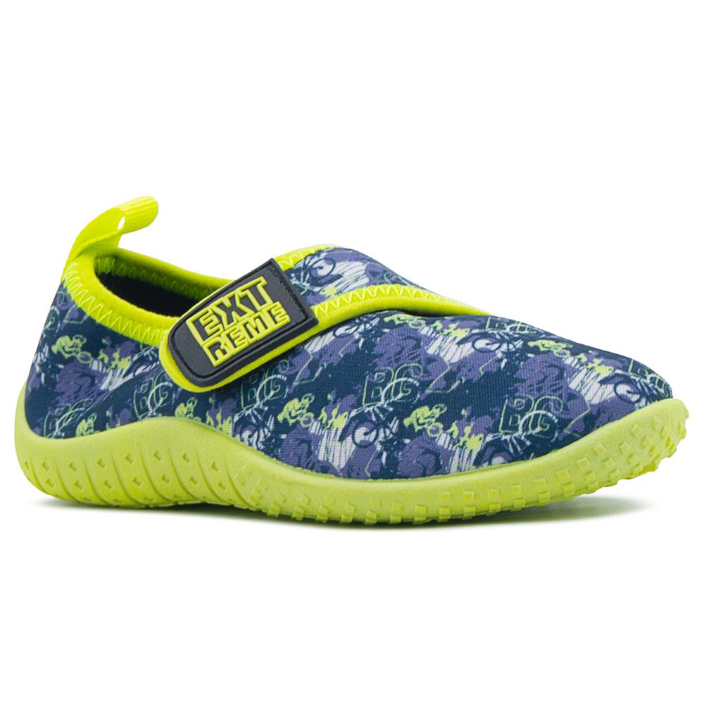 Foto 6 pulgar | Sandalia Acualeta Aquashock Bubble Gummers Textil Para Niño Azul Marino
