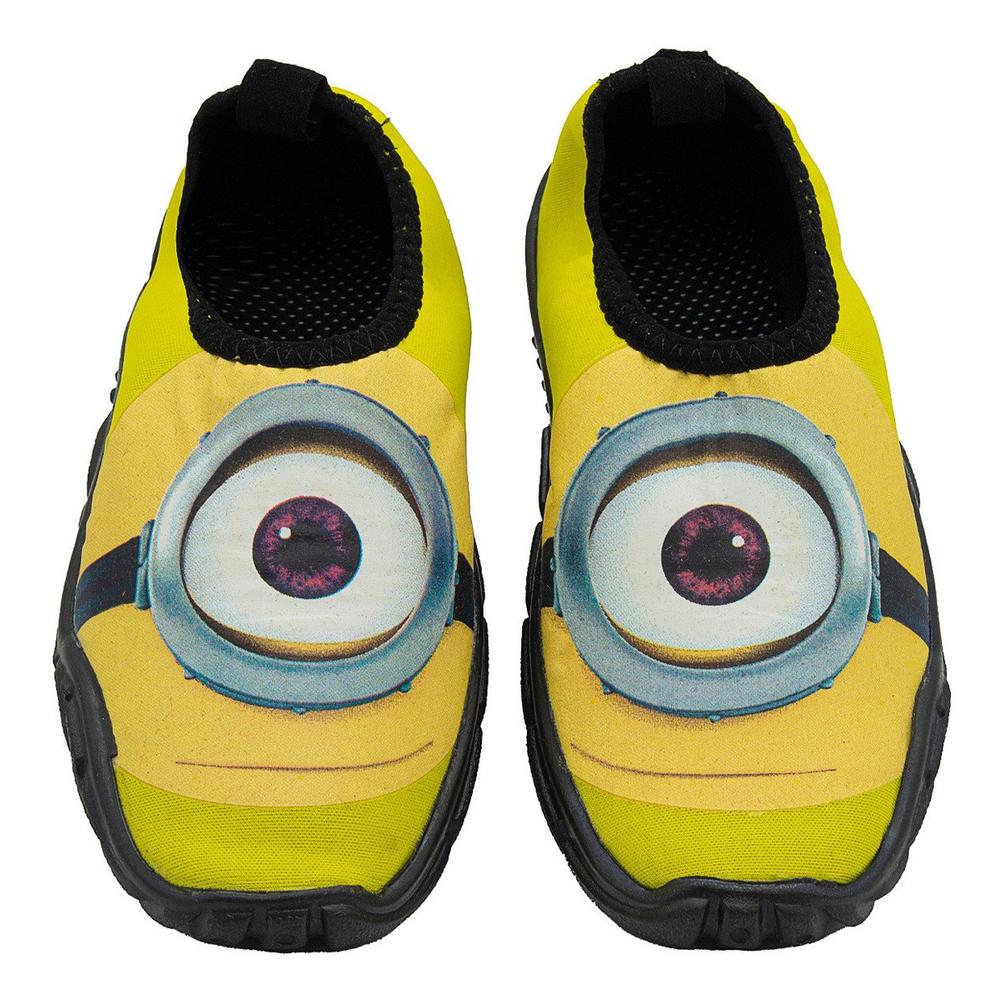 Foto 6 pulgar | Zapato Acuático Niño Bubble Gummers Capital Río/playa Minion Amarillo