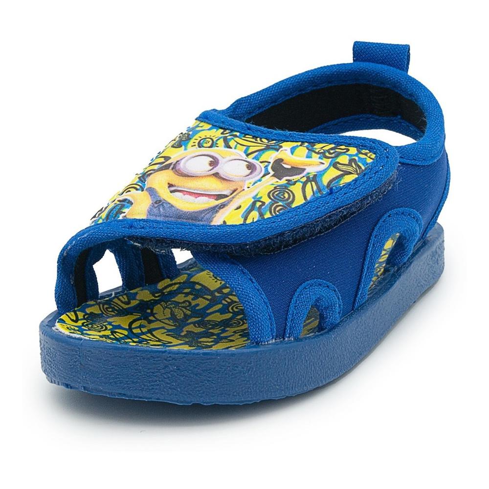 Foto 3 pulgar | Sandalia Niño Minions Universal© Canek Rey Amarillo 12-17 Azul