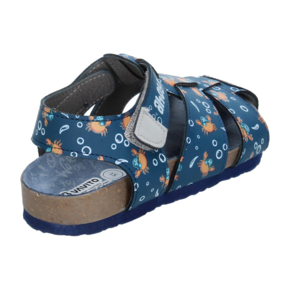 Foto 4 pulgar | Sandalias Vavito Azul Para Niño T15-18 [vvv1155] Azul Marino