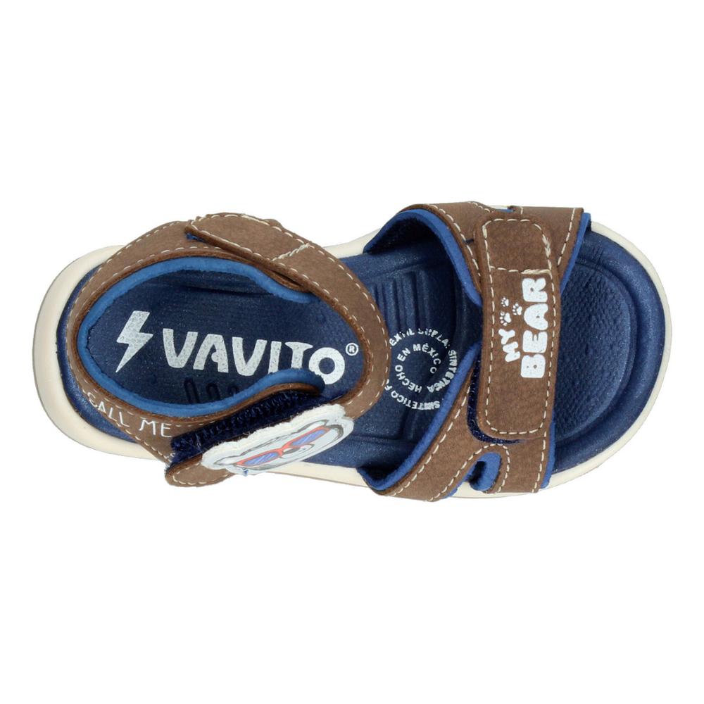 Foto 9 pulgar | Sandalias Vavito Cafe Para Niño [vvv1102] Azul