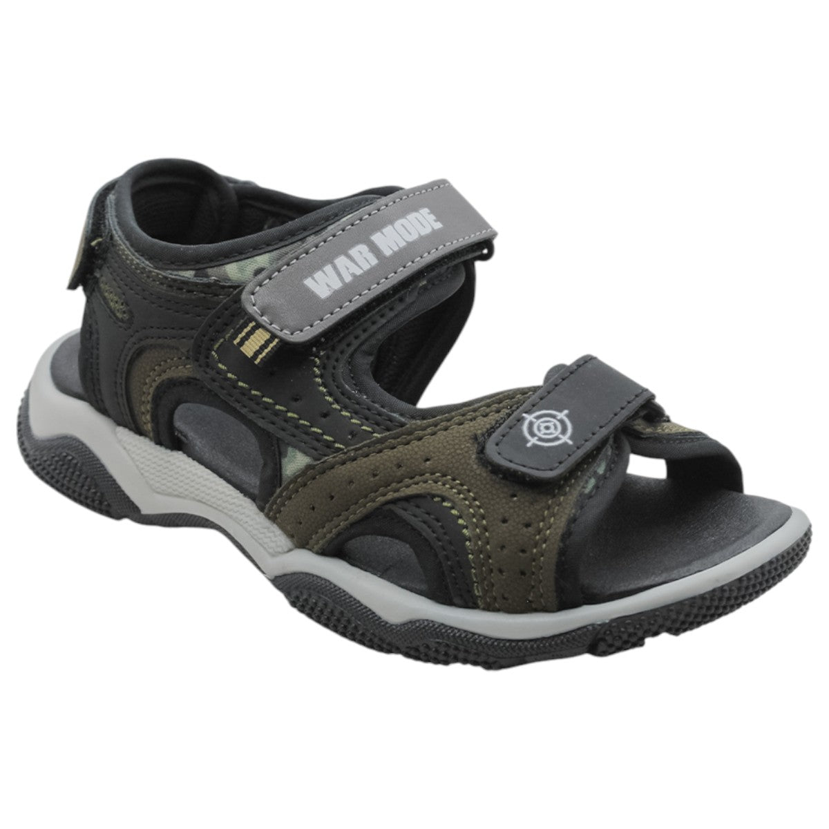Foto 1 | Sandalias Exterior Piel Vegana Color Olivo Para Niño De Rbcollection
