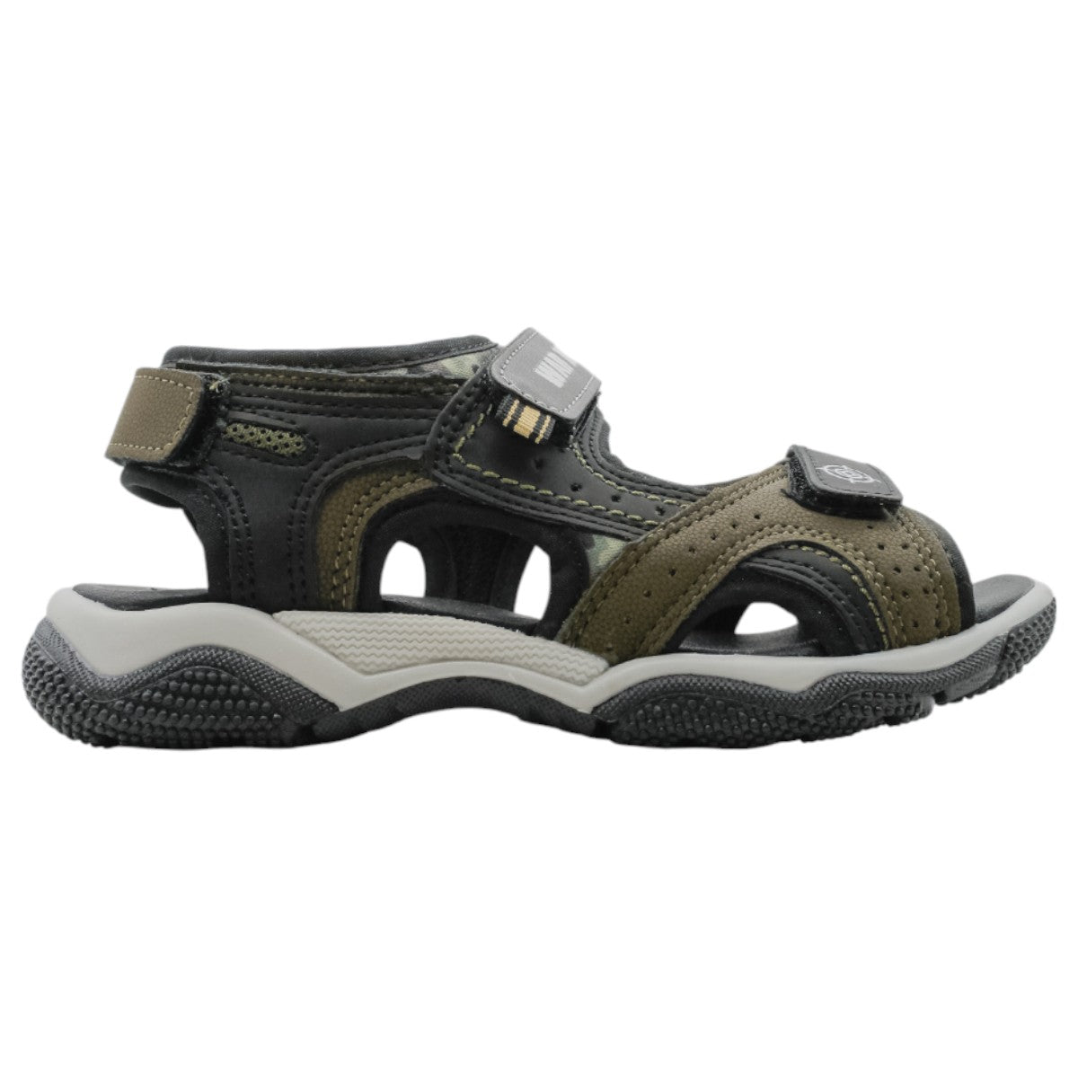 Foto 2 | Sandalias Exterior Piel Vegana Color Olivo Para Niño De Rbcollection