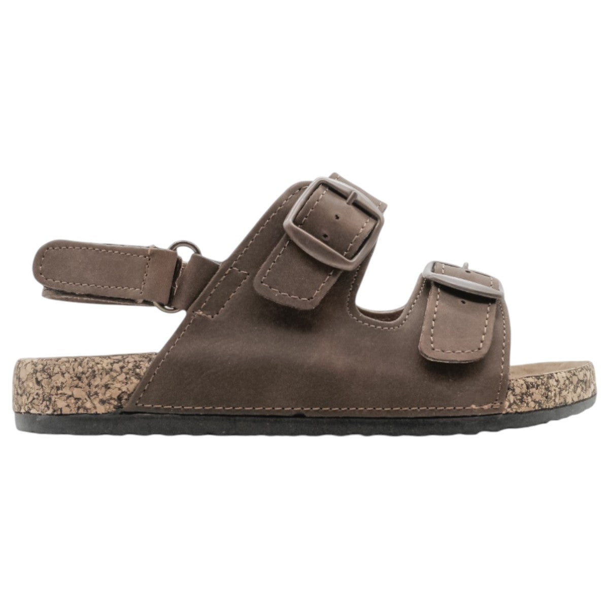 Foto 2 | Sandalias Exterior Piel Color Café Para Niño De Rbcollection