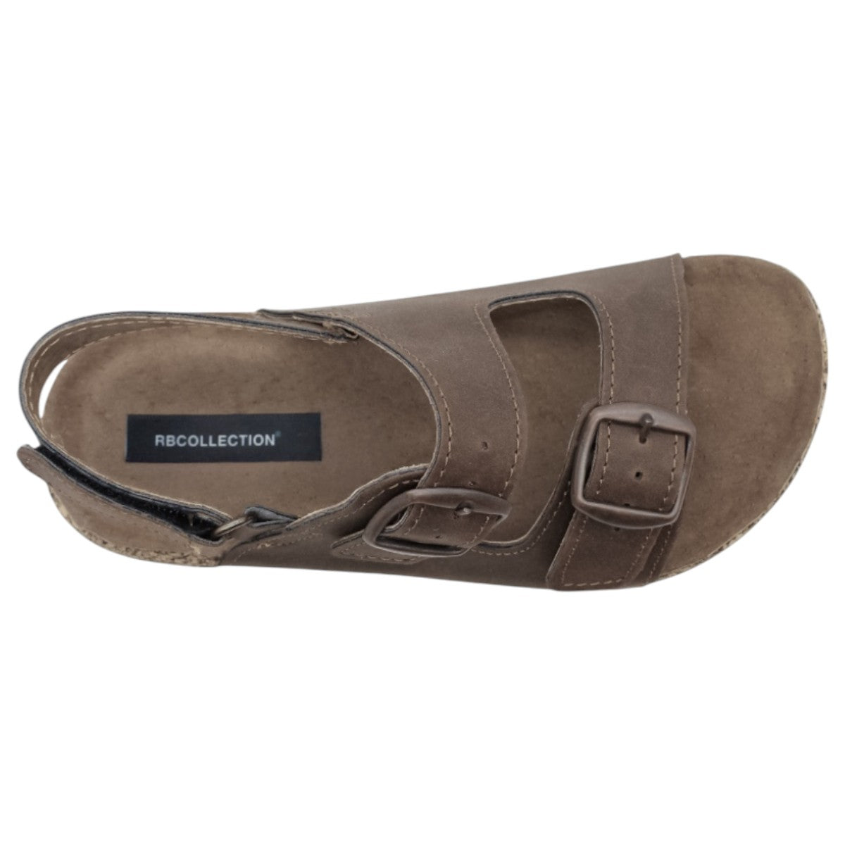 Foto 4 pulgar | Sandalias Exterior Piel Color Café Para Niño De Rbcollection