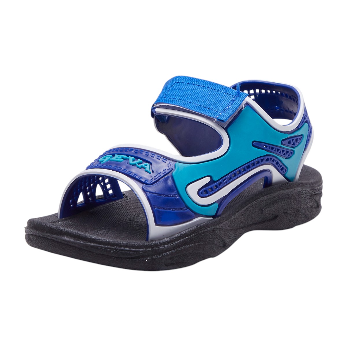 Sandalias Calzado Watanabe Color Azul Plástico Sporte Tobillo