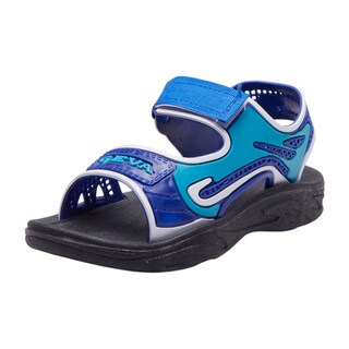 Foto 1 | Sandalias Calzado Watanabe Color Azul Plástico Sporte Tobillo