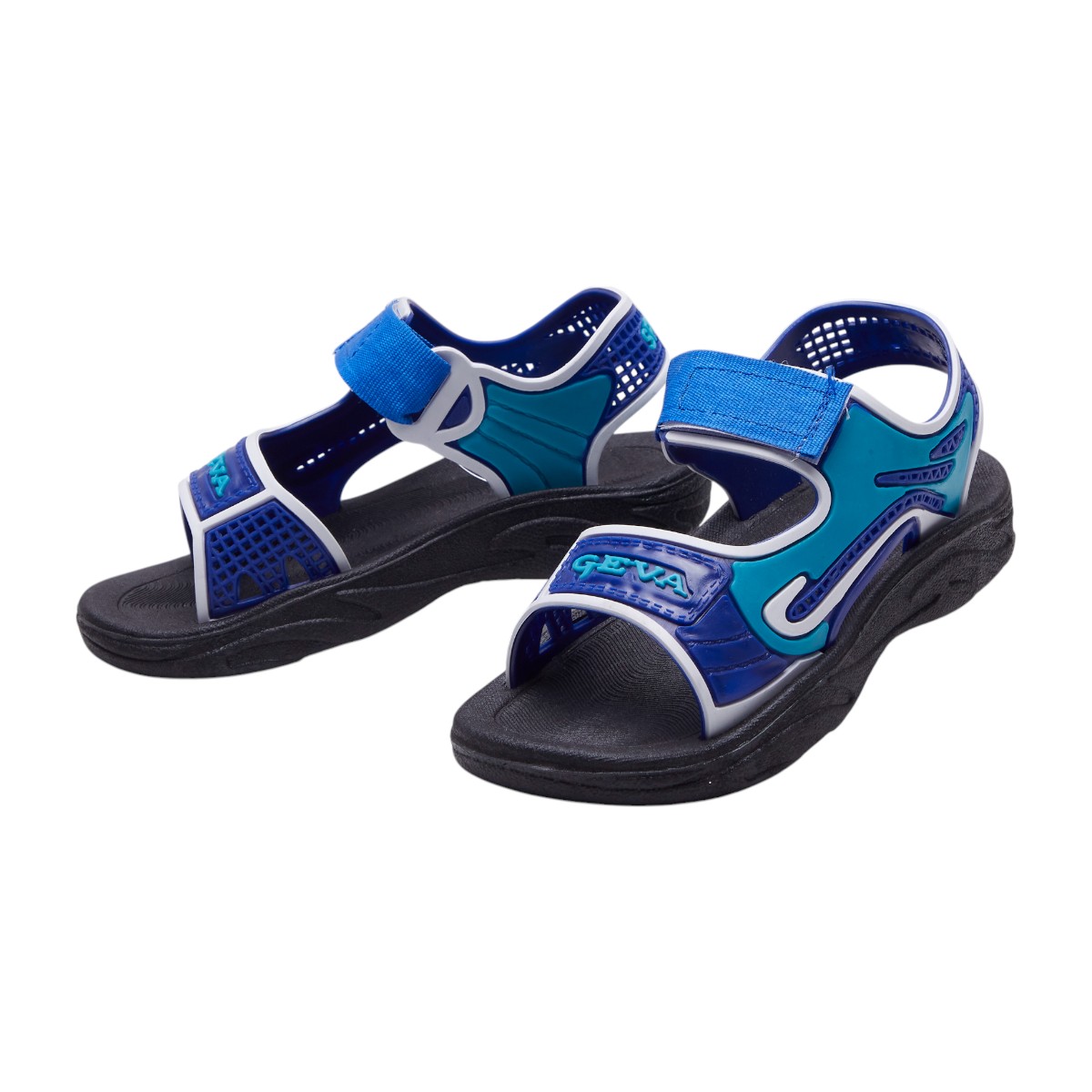 Foto 5 pulgar | Sandalias Calzado Watanabe Color Azul Plástico Sporte Tobillo