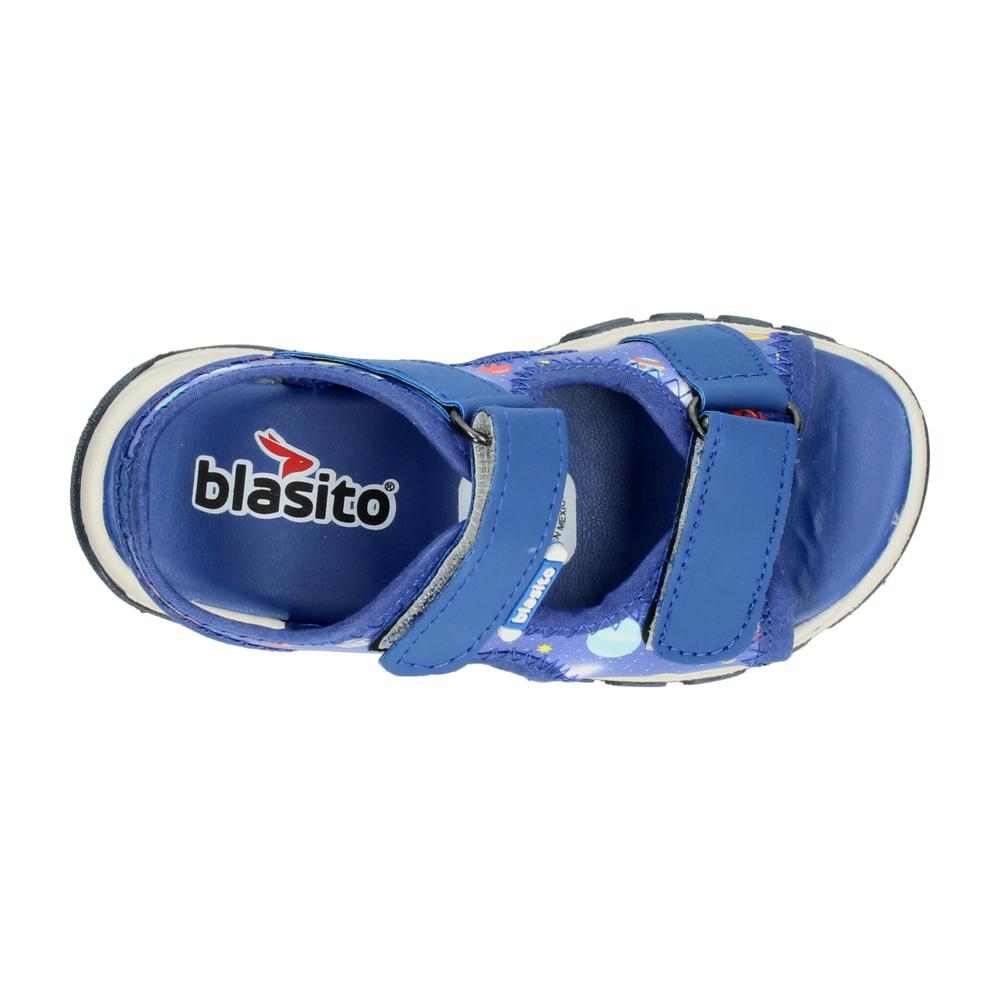 Foto 9 pulgar | Sandalias Blasito Azul Para Niño T15-18 [bla159] Azul