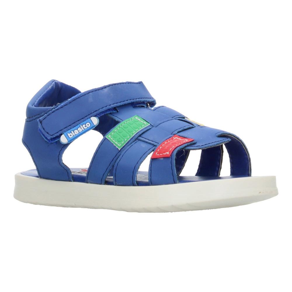 Foto 3 pulgar | Sandalias Blasito Azul Para Niño [bla45] Azul