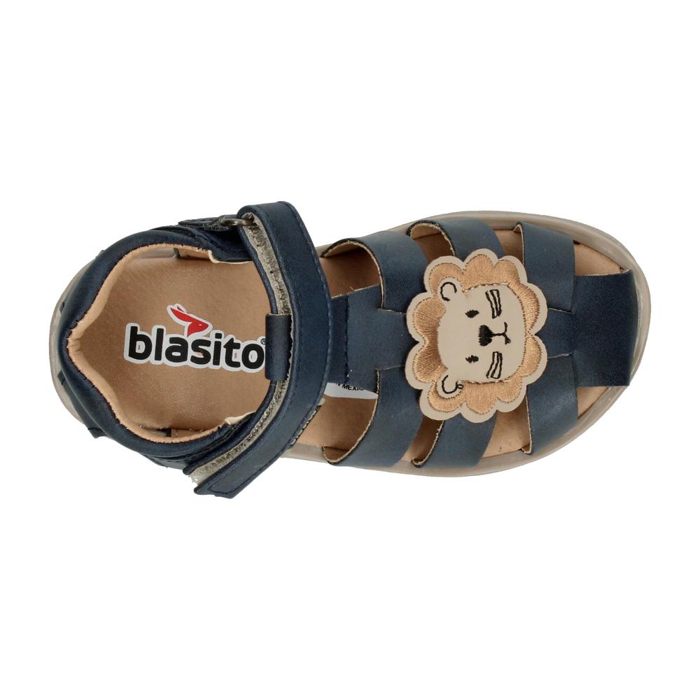 Foto 9 pulgar | Sandalias Blasito Azul Para Niño T12-15 [bla154] Azul