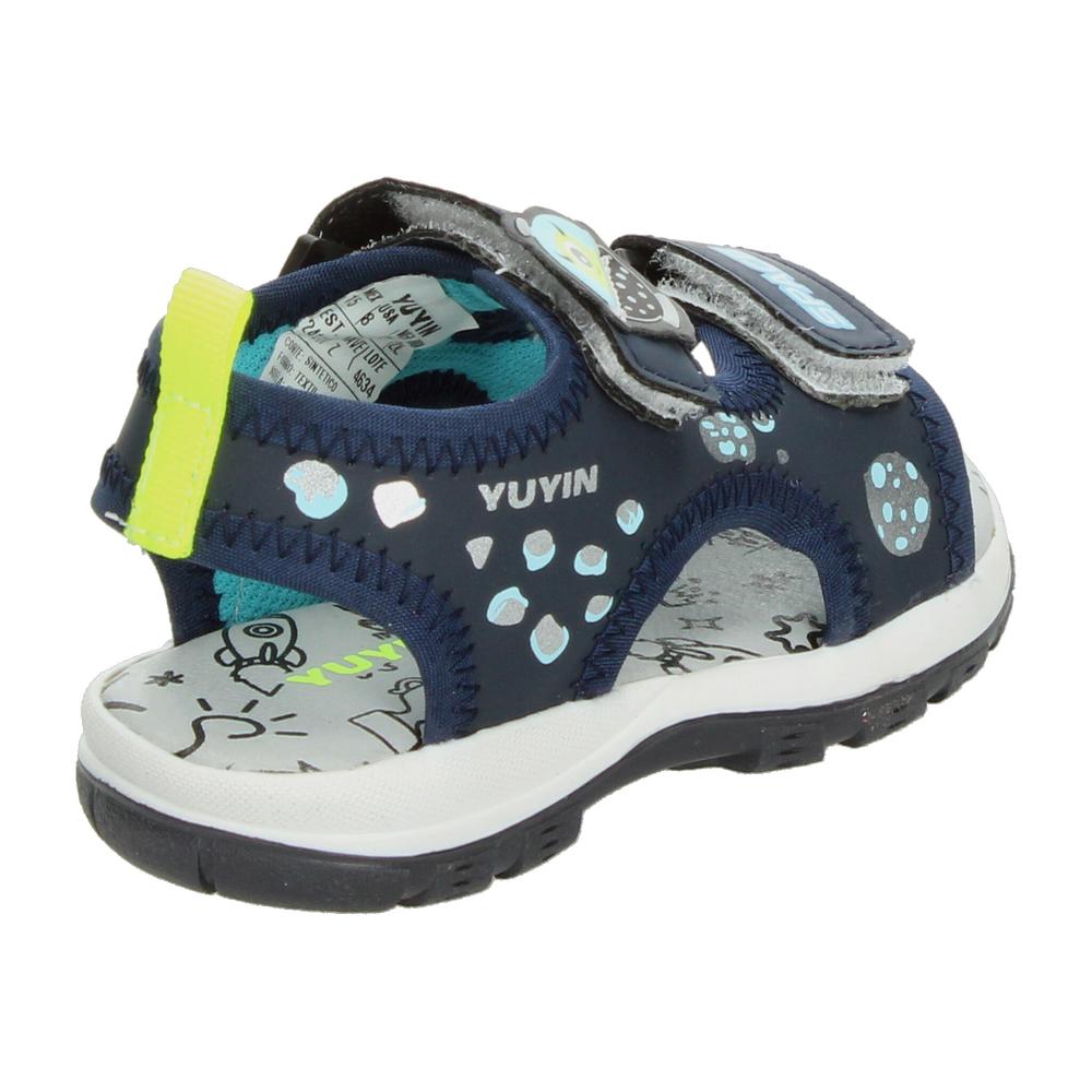 Foto 4 pulgar | Sandalias Yuyin Azul Marino Para Niño T15-18 [yuy568] Azul Marino