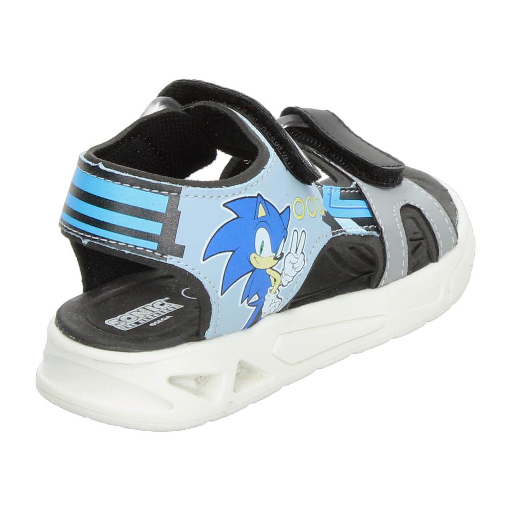Foto 4 pulgar | Sandalias Sonic Gris Para Niño T15-18 [son10] Gris