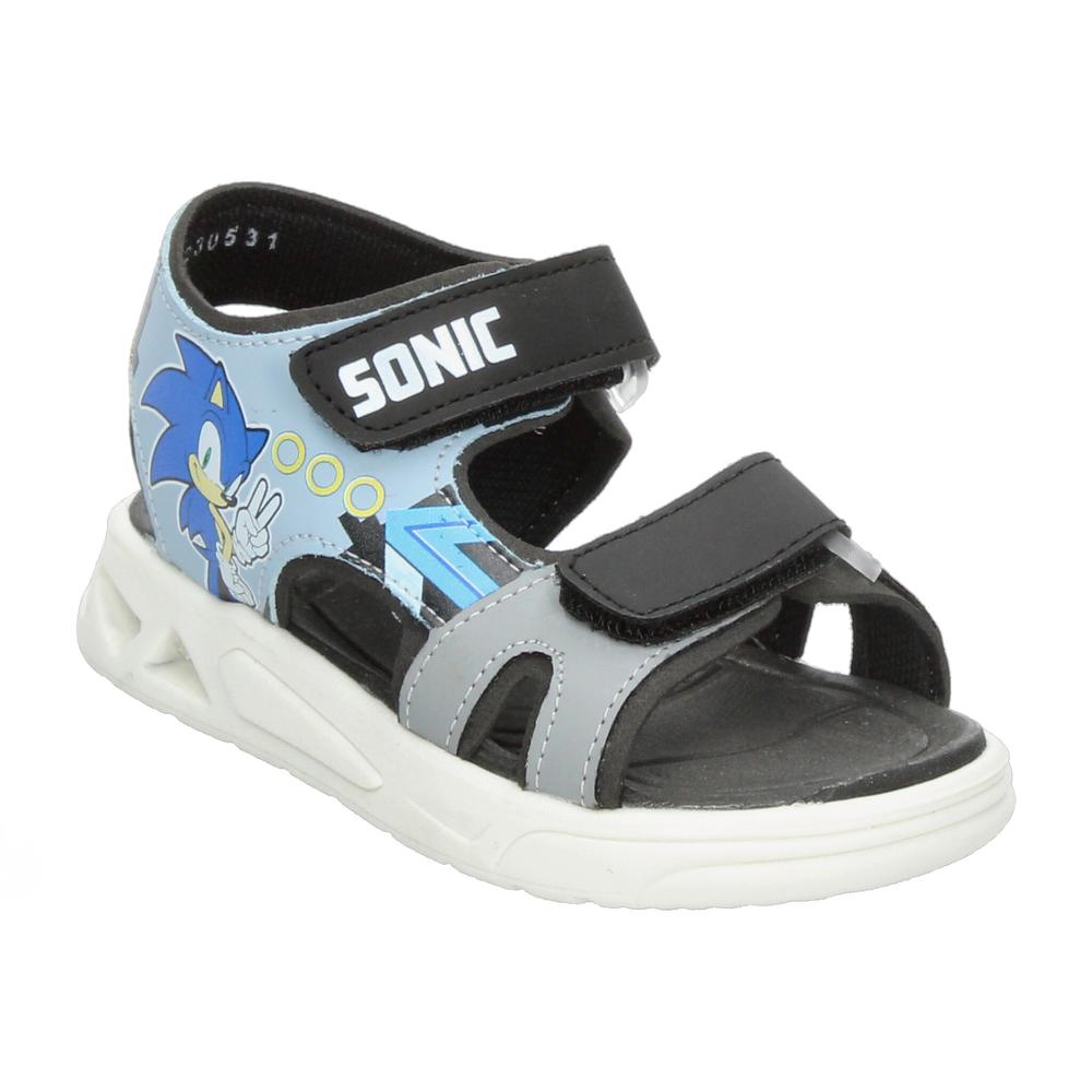 Foto 5 pulgar | Sandalias Sonic Gris Para Niño T15-18 [son10] Gris