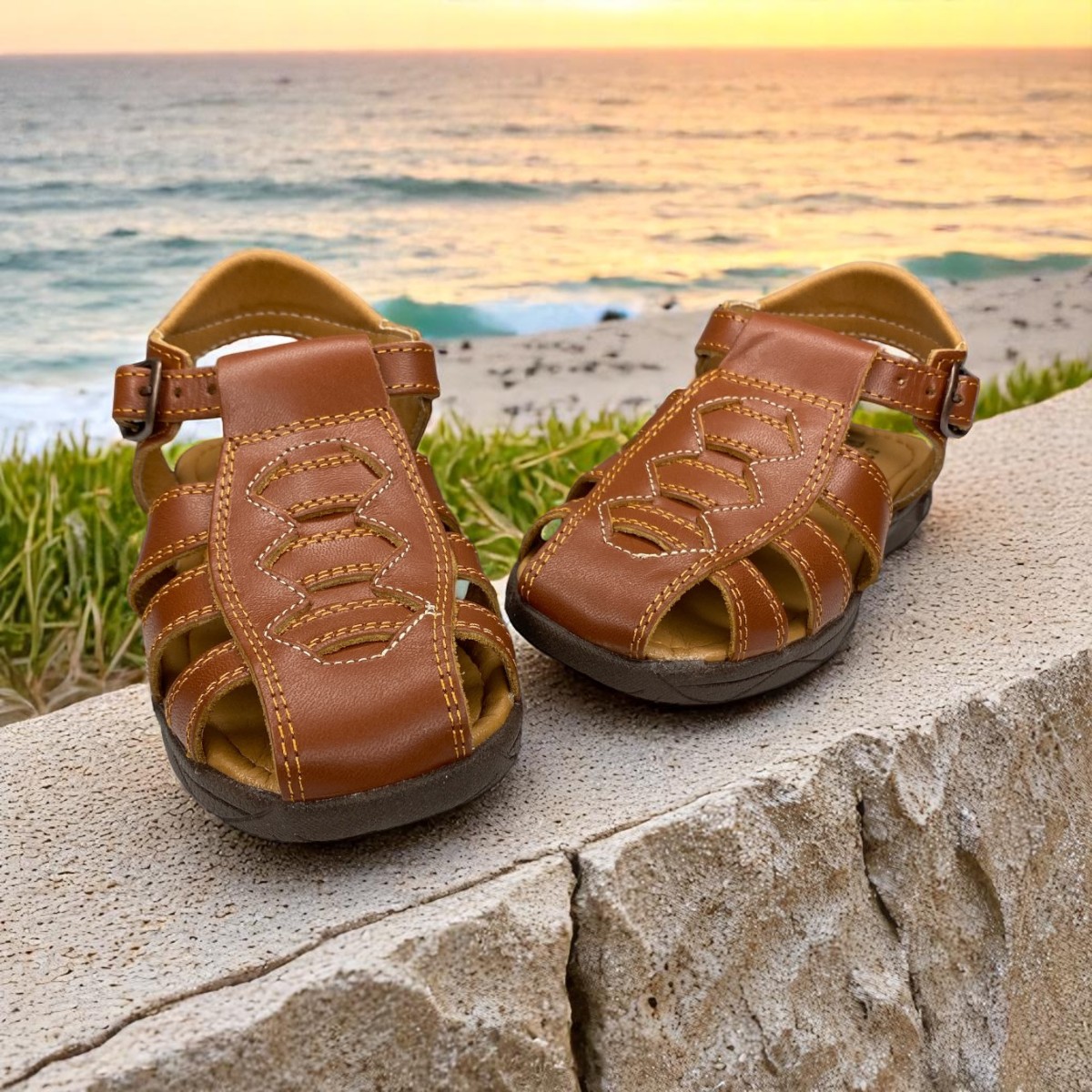 Foto 4 pulgar | Huaraches Cómodos Para Niño, Diseño Actual Y Felicidad