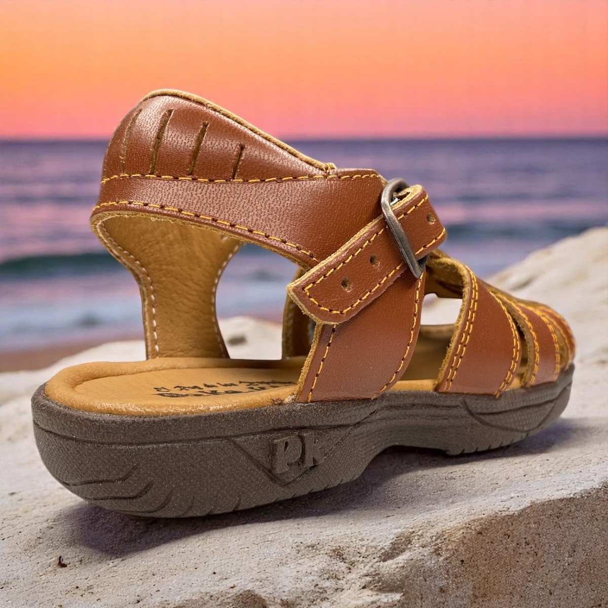 Foto 8 pulgar | Huaraches Cómodos Para Niño, Diseño Actual Y Felicidad