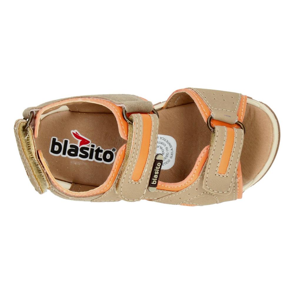 Foto 7 | Sandalias Blasito Cafe Para Niño [bla46] Naranja