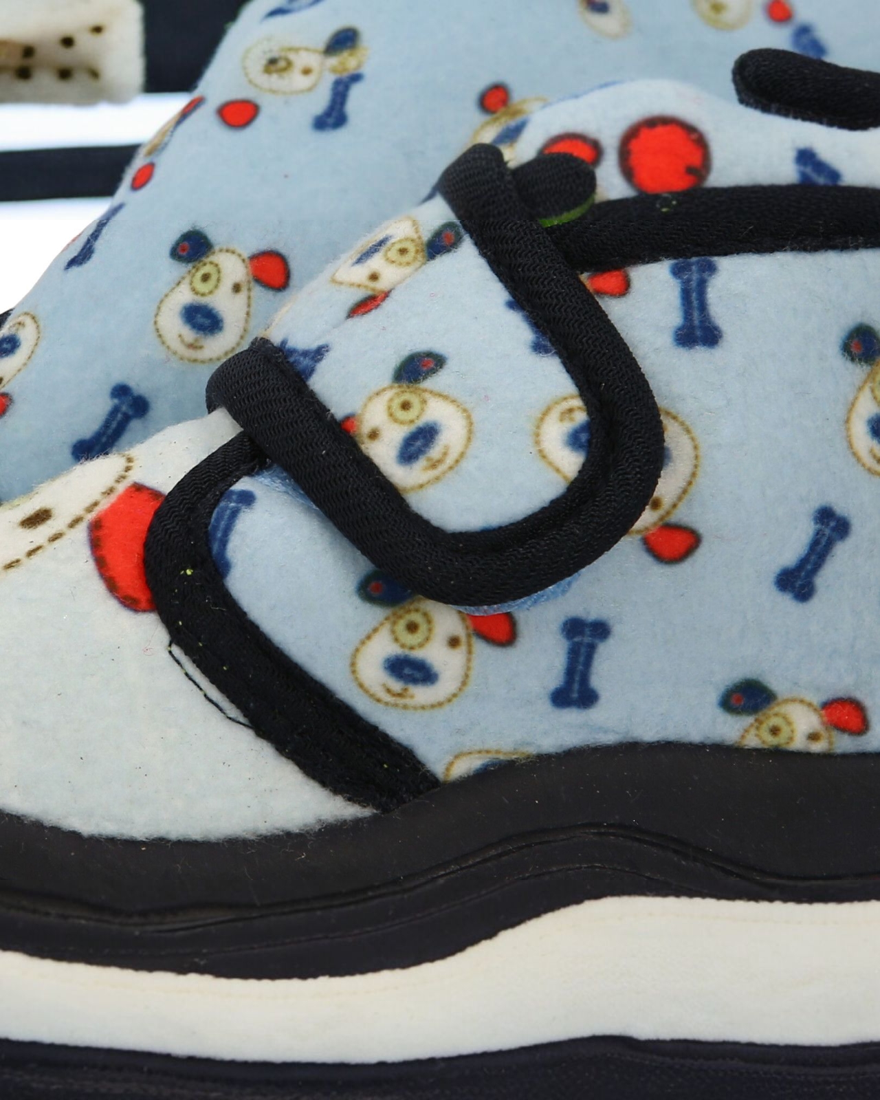 Foto 3 | Botas De Frio Baby Room Para Niños Con Diseño De Perrito Azul, Suela Antiderrapante.