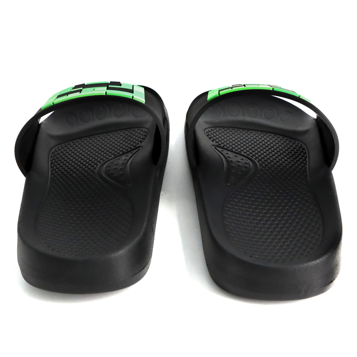Foto 6 pulgar | Sandalias Minecraft Creeper Para Niños