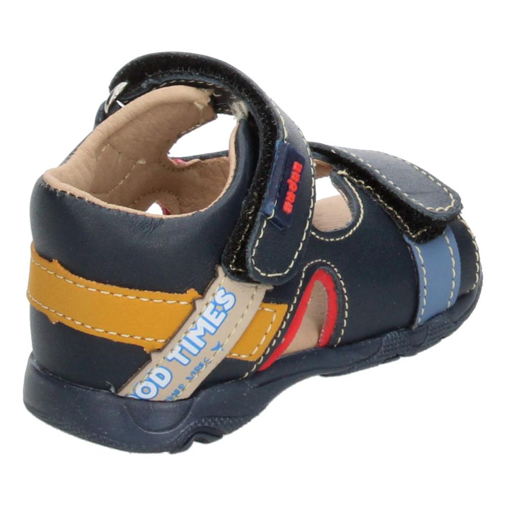 Foto 6 pulgar | Sandalias Coqueta Azul Marino Para Niño [cta970] Azul Marino