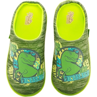 Foto 1 | Pantuflas Niño Bubble Gummers Dinosaurio T-rex Envio Gratis Verde