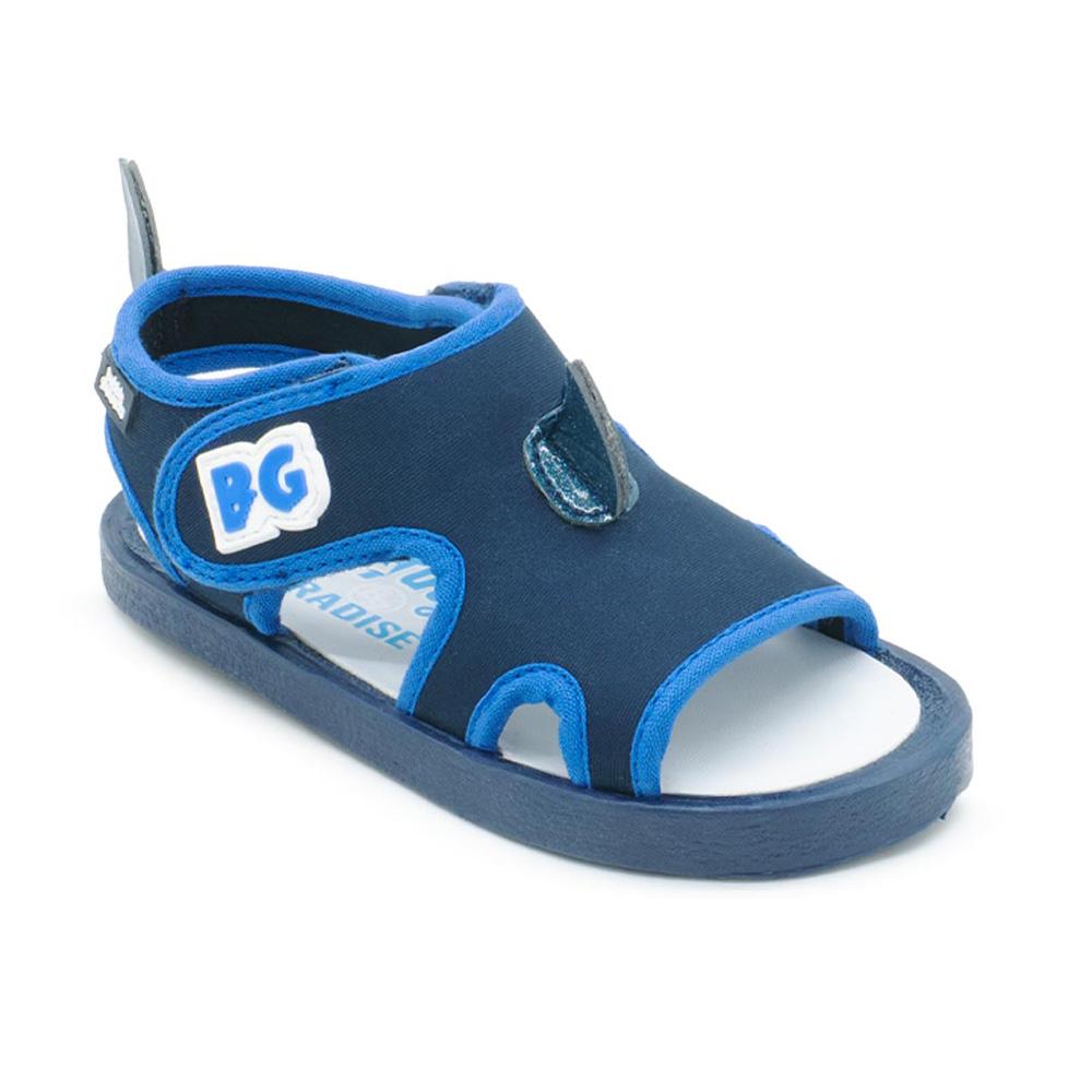 Sandalia Bubble Gummers  Tiburón Para Niño En Color Marino Azul Marino
