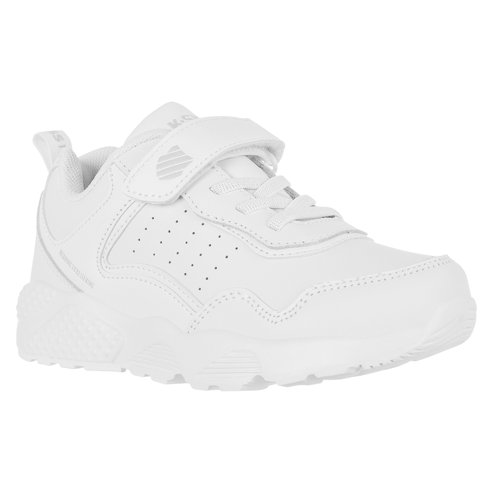 Foto 2 pulgar | Tenis K-Swiss Ship color Blanco Infantil