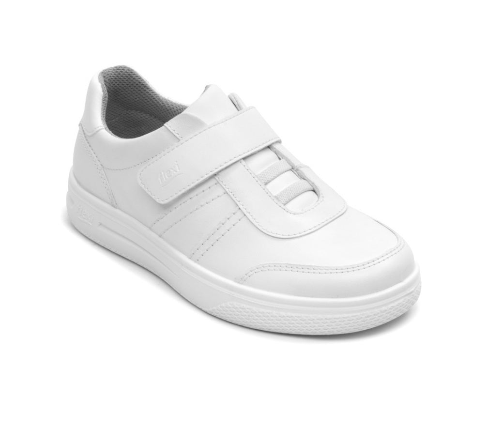 Tenis Flexi 402013 color Blanco Escolar