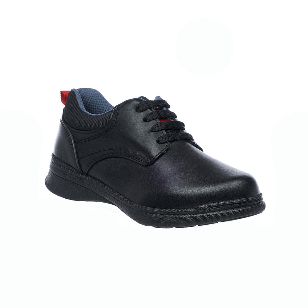 Foto 2 pulgar | Zapatos Escolares de Piel Vavito 005B5W Negros para Niños