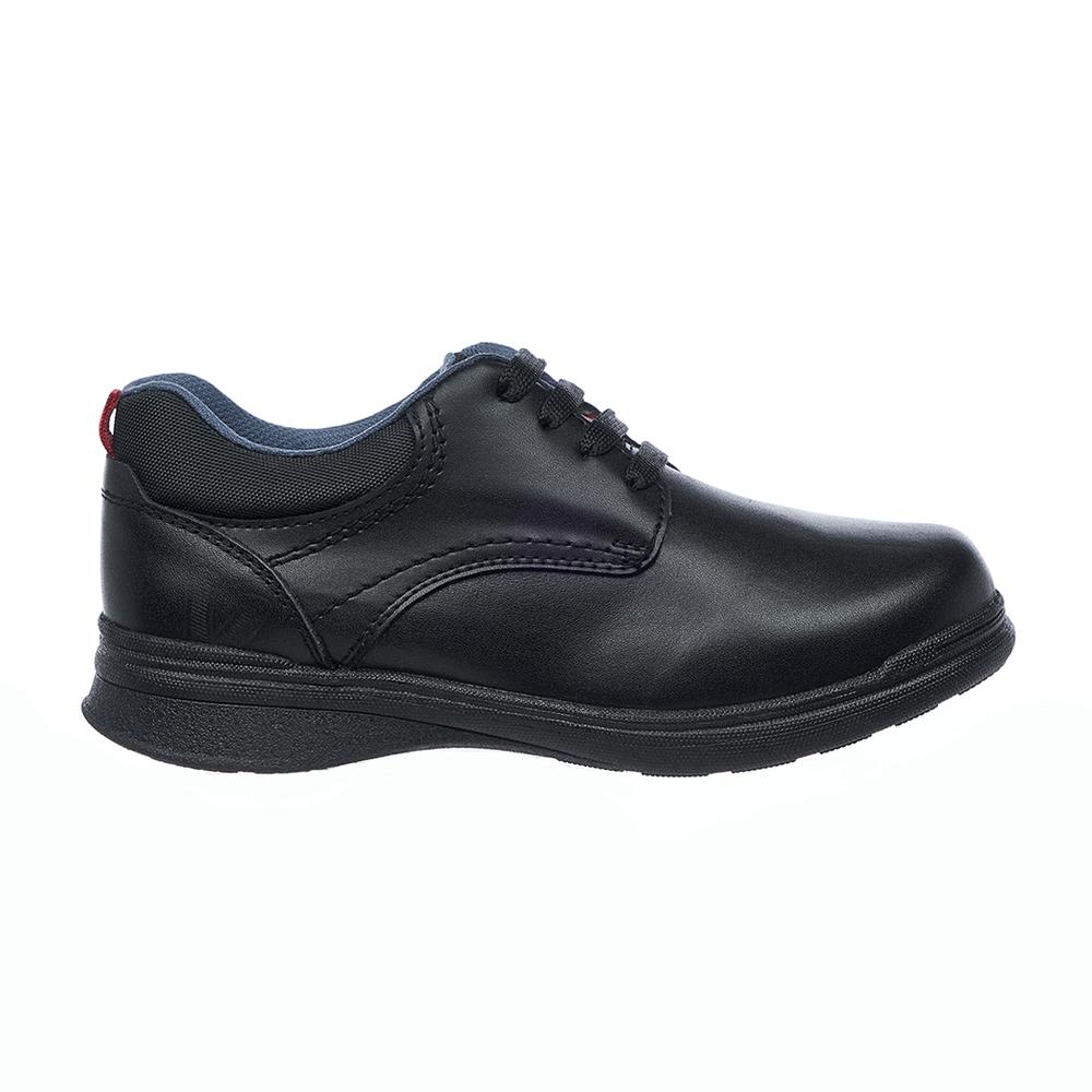 Foto 3 pulgar | Zapatos Escolares de Piel Vavito 005B5W Negros para Niños
