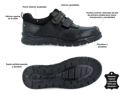 Foto 6 pulgar | Zapato Escolar Zapakids 85904-4-a Mocasín Casual Choclo Con Velcro