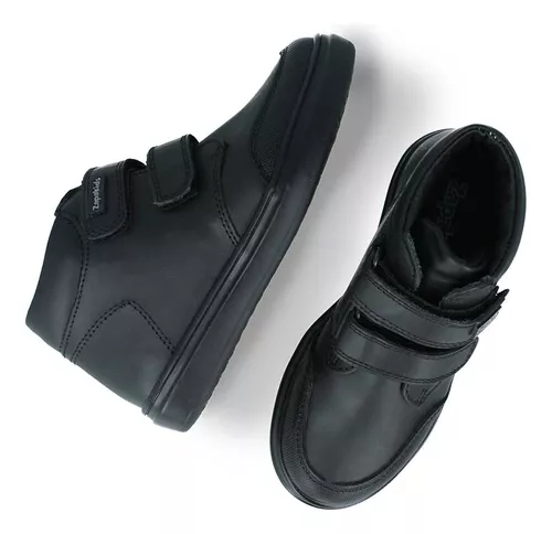 Foto 5 pulgar | Zapatos Escolares Zapakids Negros