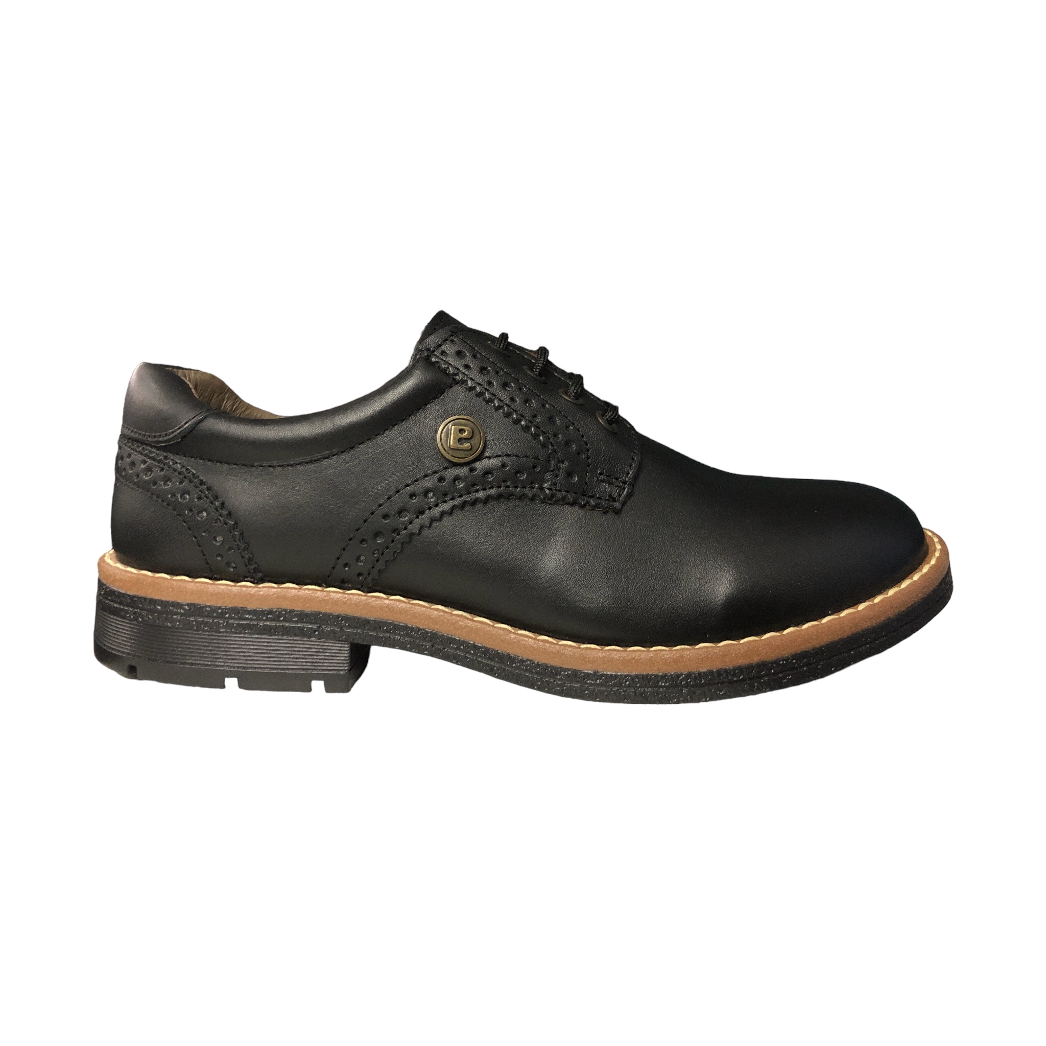 Zapato Negro Piel Audaz