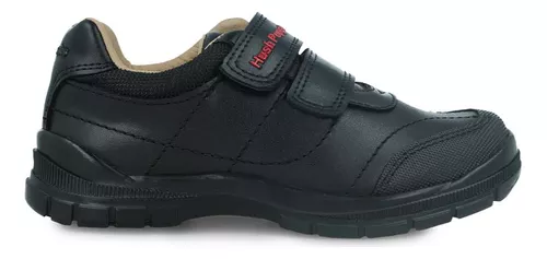 Zapatos Escolares Hush Puppies 1571 Niño Piel Negro