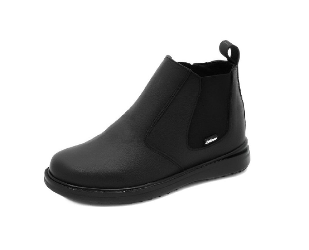 Zapatos Coloso 5961-4 Negro Grabado  Escolar Niño