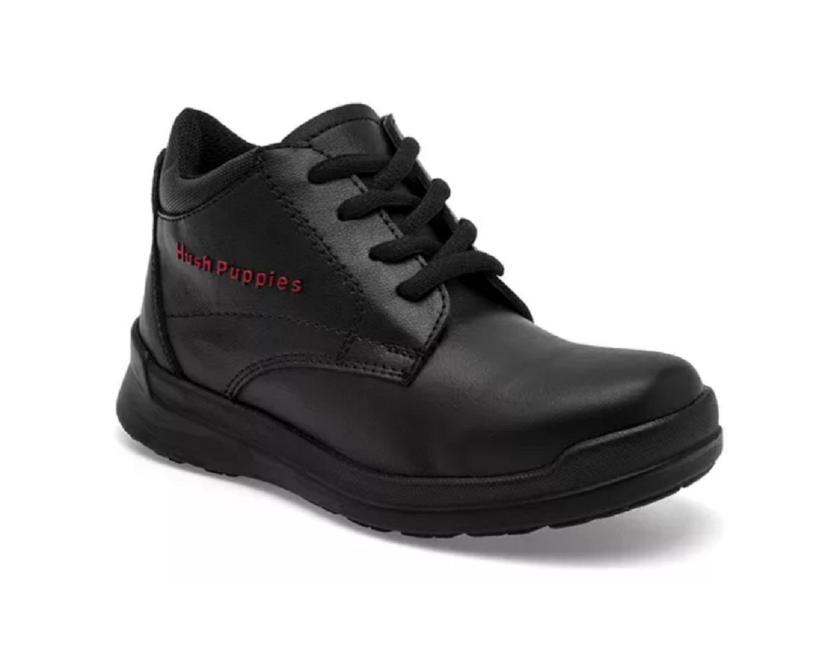 Zapatos Hush Puppies Kids Hp01452 Negro Rondinello Escolar Caballero