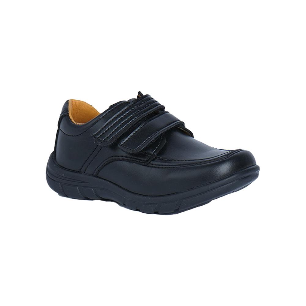 Foto 2 | Zapato Niño Escolar Mini Vic Velcro Vestir Formal Gala Negro