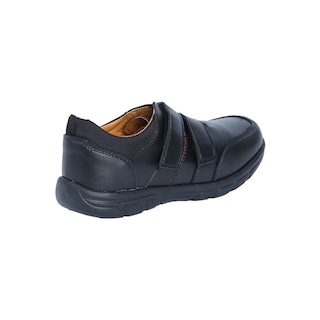 Foto 3 | Zapato Niño Escolar Mini Vic Velcro Vestir Formal Gala Negro