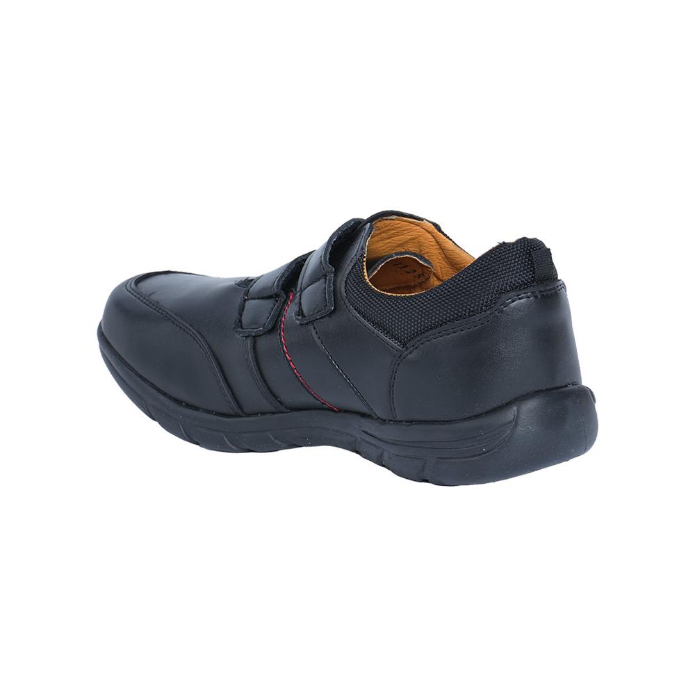 Foto 5 pulgar | Zapato Niño Escolar Mini Vic Velcro Vestir Formal Gala Negro