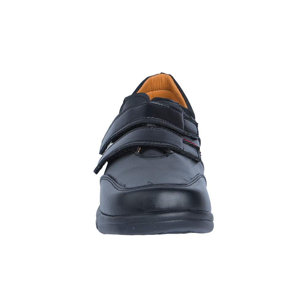 Foto 6 pulgar | Zapato Niño Escolar Mini Vic Velcro Vestir Formal Gala Negro