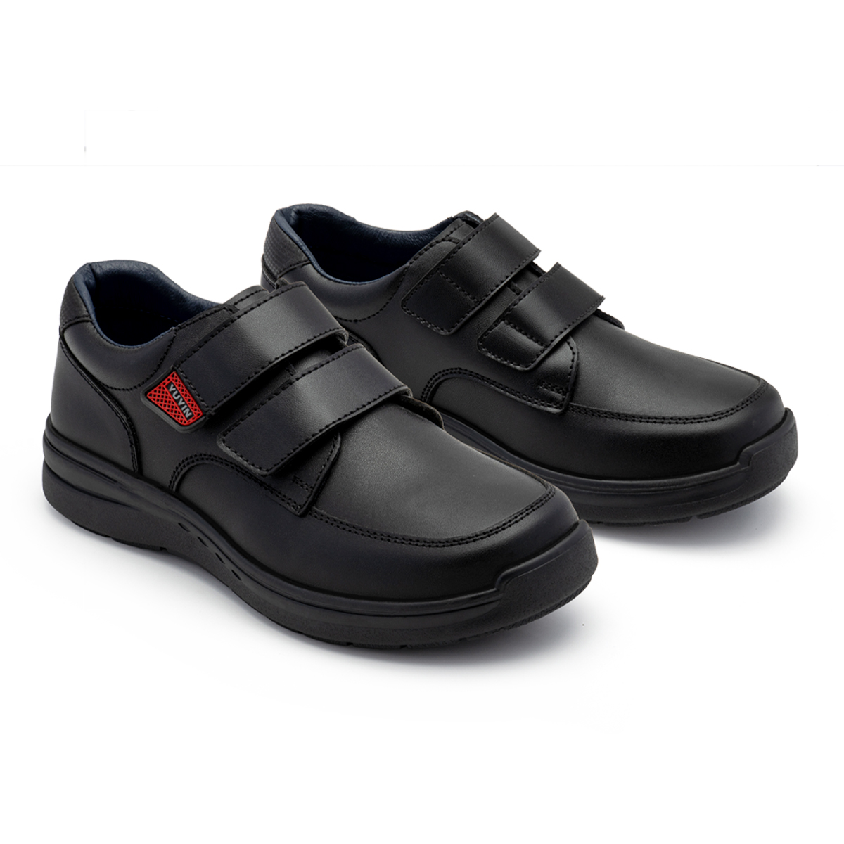 Foto 4 pulgar | Calzado Yuyin Zapato Escolar Niño Negro Cómodo Y Duradero