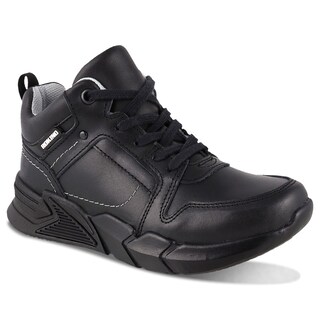 Foto 1 | Bota Escolar De Piel Rokino 3438 Color Negro Para Niño