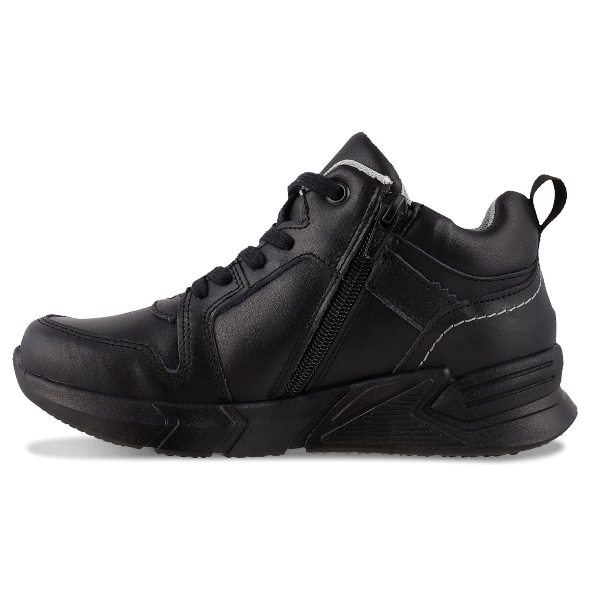 Foto 4 pulgar | Bota Escolar De Piel Rokino 3438 Color Negro Para Niño