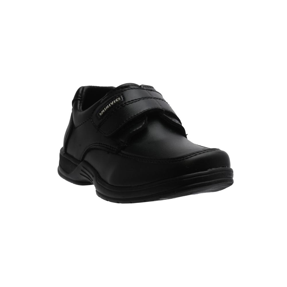 Foto 3 pulgar | Mocasín Niño Mini Vic Escolar Velcro Formal Negro