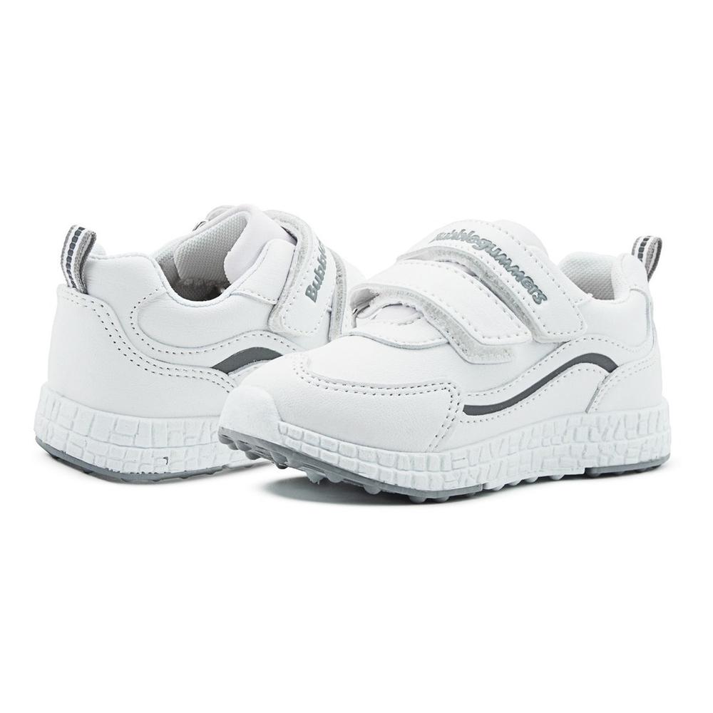 Foto 3 pulgar | Tenis Bubble Gummers Escolar Obama Doble Contactel Blanco Blanco