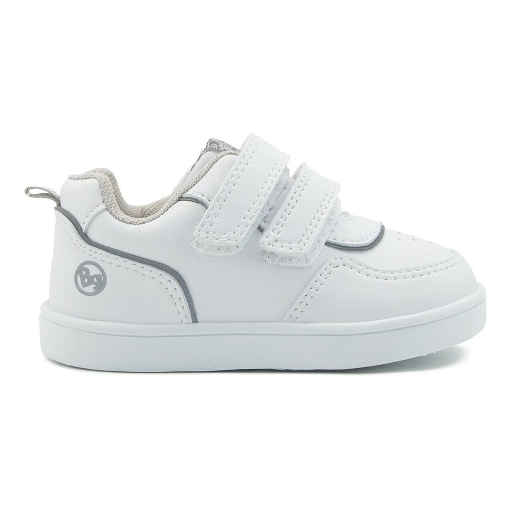 Foto 2 pulgar | Tenis Escolares Bubble Gummers Blancos Orus Velcro para Niños