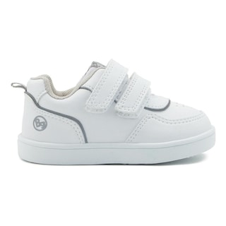 Foto 1 | Tenis Escolares Bubble Gummers Blancos Orus Velcro para Niños