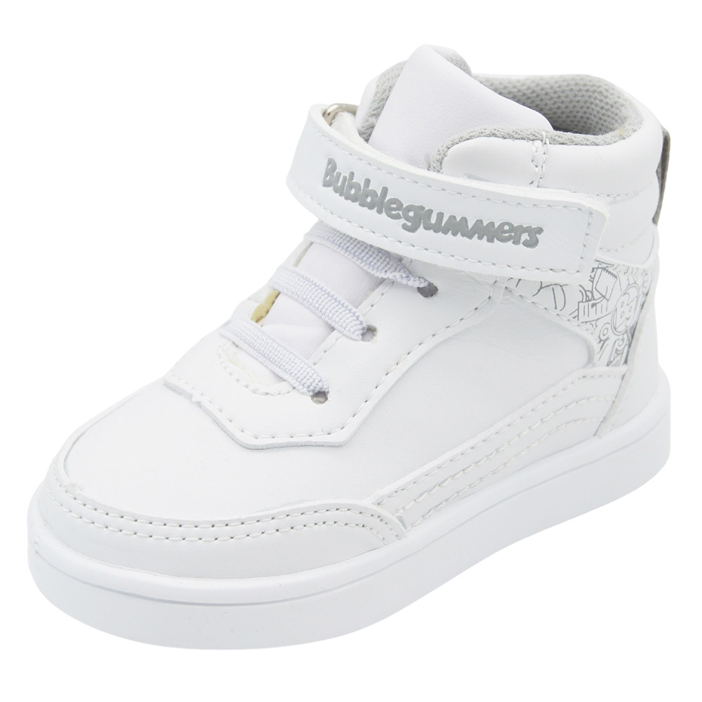 Foto 5 pulgar | Tenis Bota Escolar Bubble Gummers Niño Jucca Blanco/gris